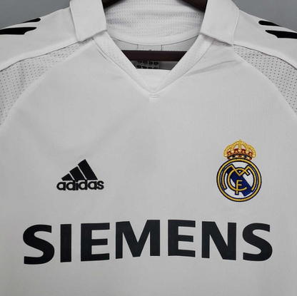 REAL MADRID 2005 -2006 HOME LONG SLEEVE RETRO FOOTBALL SHIRT