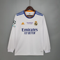 REAL MADRID HOME 2021-2022 CHAMPIONS LEAGUE LONG SLEEVE FOOTBALL SHIRT