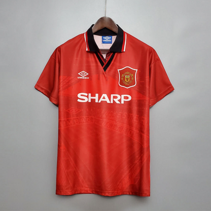 MANCHESTER UNITED 1994-1996 HOME RETRO FOOTBALL SHIRT