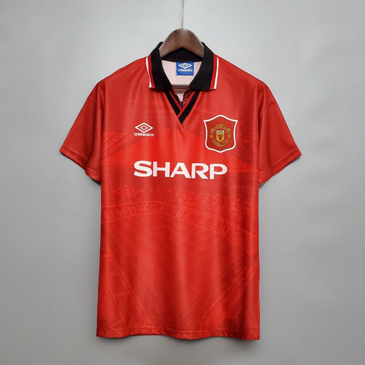 MANCHESTER UNITED 1994-1996 HOME RETRO FOOTBALL SHIRT