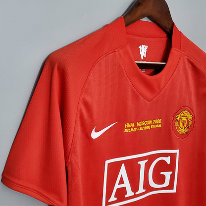 MANCHESTER UNITED 2008 UCL FINAL RETRO FOOTBALL SHIRT