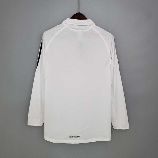 REAL MADRID 2005 -2006 HOME LONG SLEEVE RETRO FOOTBALL SHIRT