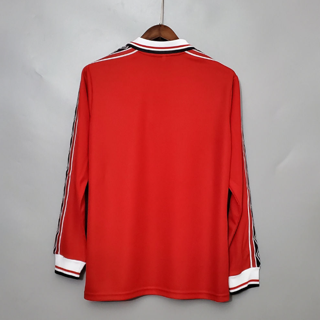 MANCHESTER UNITED 1998- 2000 LONG SLEEVE HOME RETRO FOOTBALL SHIRT